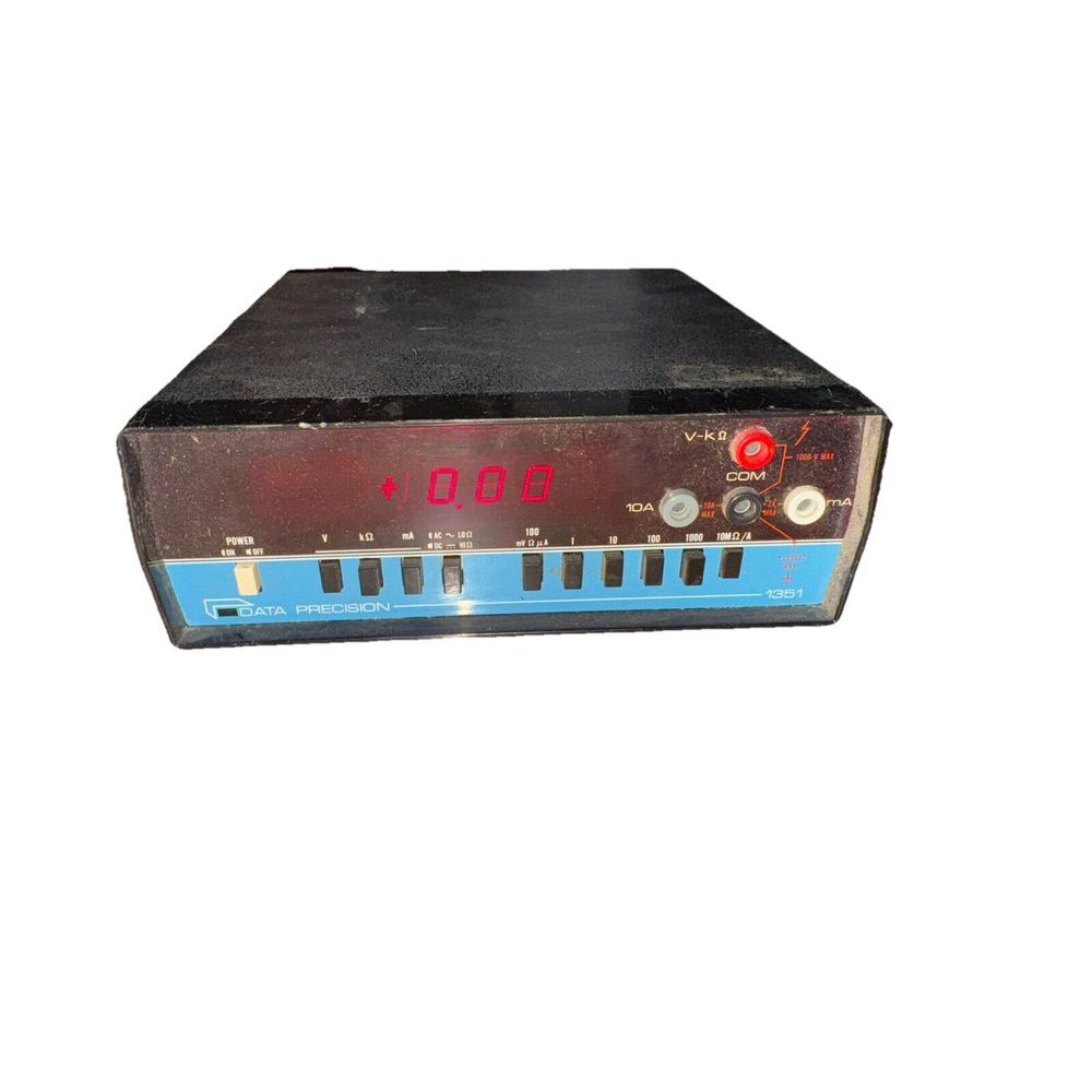 Data Precision Model: 2480R Digital Multimeter Powers On No Handle